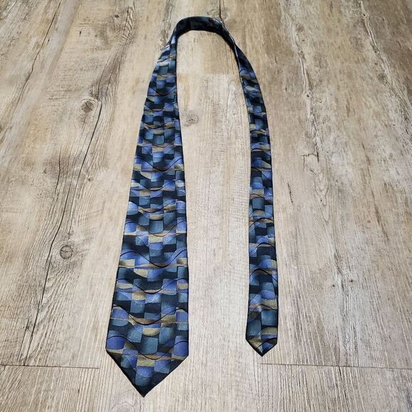 Jerry GARCIA Multi-Color THE BLUE ICEBERG Collection 36 Tie 59" x 4" EUC - Picture 2 of 5